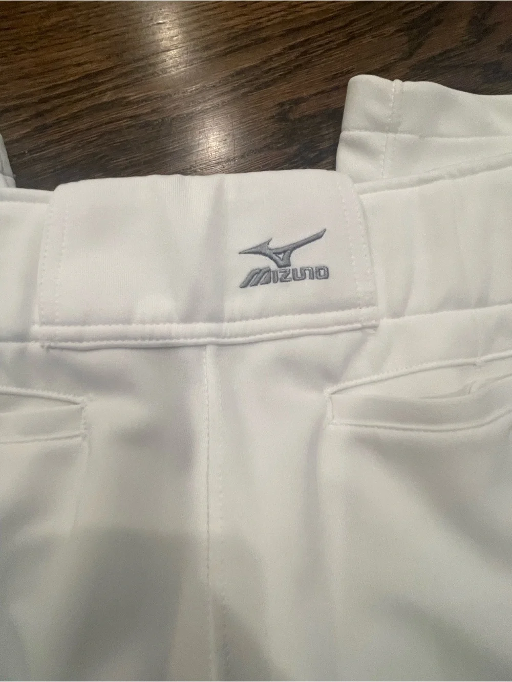 Mizuno Performance baseball pants with a tunnel-belt loop waist S